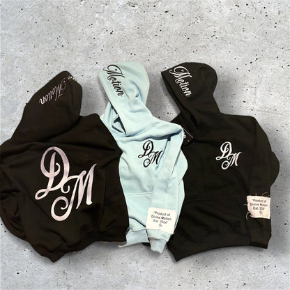 Baby Blue Motion Hoodies