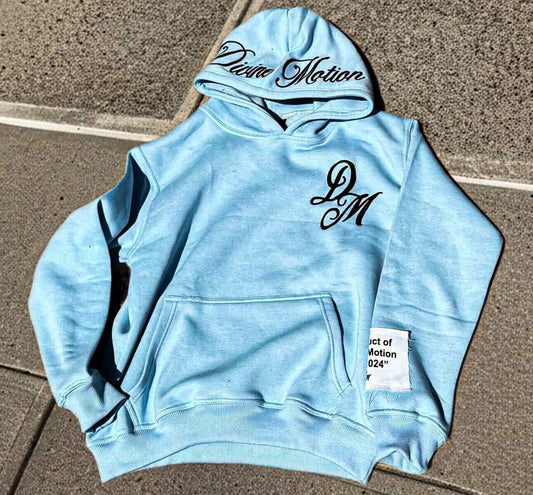 Baby Blue Motion Hoodies